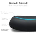 Ticova Silla de Oficina Ergonómica - Silla Escritorio Respaldo Alto con Soporte Lumbar Ajustable, Reposacabezas y Reposabrazos 3D - 130°Silla de Computadora Silla de Malla Mecedora - 9