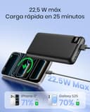 A ADDTOP Power Bank 20000mAh Batería Externa - 22,5W USB C Carga Rapida Cargador Portátil con 4 Salidas Bateria Portatil para Teléfono Tabletas - 2