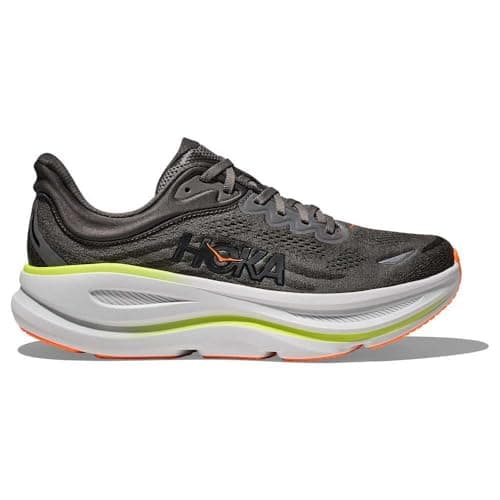 HOKA mens bondi 9, Asphalt Grey Gravel, 43.5 UK