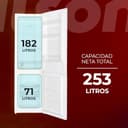 Nilson Frigorífico Combi Blanco, 2 Puertas. NC185500ENF, Capacidad 253 Litros, No Frost, Multi Air Flow, Bajo Nivel Sonoro, Puerta Reversible, Clasificación Energética E - 2