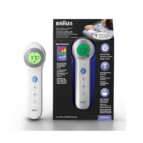 Braun BNT400EE - Termometro touch con precisione per l'età