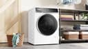 Bosch WGB24402IT Serie 8 Lavatrice smart a carica frontale, 9 kg, 1400 giri, Efficienza energetica A -50%, motore inverter con 10 anni di garanzia, riduce le pieghe, Bianco, 60 Cm - 8