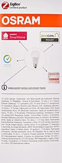 OSRAM Smart+ LED, ZigBee Lamp with E27 Socket, warm white to daylight (2000K - 6500K), dimmable, Directly compatible with Echo Plus and Echo Show (2. Gen.), Compatible with Philips Hue Bridge - 5