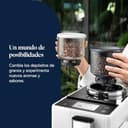 De’Longhi Rivelia – Cafetera Superautomática, LatteCrema Jarra de leche automática, 16 Bebidas One-Touch, Pantalla Táctil, Depósitos de Granos de Café Intercambiables, Blanco (EXAM440.55.W) - 6