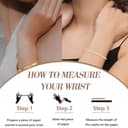 LACHT 2 Stück Armband Damen Gold-17 Cm Kristallen Tennis Armband 6Mm Breit Cubic Zirkonia Armreif Für Frauen, Wasserfester Tennisarmband Mit Edelstahl Armbänder Set Geschenke Für Damen - 4