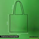 huuraa borsa per il trasporto Corazón Borsa regalo in tessuto naturale 10 litri cotone Corazón accessorio - 3