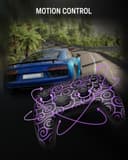 Switch 2 Pro Controller with Charging Dock, Switch Controller Wireless for Nintendo Switch 2/Lite/OLED, RGB Bluetooth Gamepad with 7 LED Colors/Hall Effect/Dual Shock/Turbo/Motion Control - Purple - 6