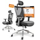 LUTIVO Alpha Bürostuhl ergonomisch [ORIGINAL] Schreibtischstuhl ergonomisch mit 11 Komfort-Einstellungen | Gaming Stuhl & Drehstuhl für Zuhause & Bürobedarf | Bürosessel und Chefsessel bis 150kg - 1