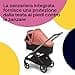 Bugaboo Dragonfly Cappottina Breezy, Estensibile per una maggiore copertura e una Protezione Solare ottimale, Resistente all'Acqua, Sunrise Red - 5