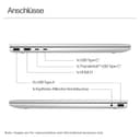 HP Envy x360 2 in 1 Laptop Intel Core Ultra 7 155U, 16" 2K Touch Screen (1920×1200), Intel Graphics, 16GB DDR5 6400MHz RAM, 1TB NVMe SSD, layout tastiera tedesco, Windows 11 Home, Argento - 7