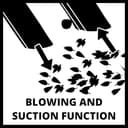 Einhell Aspirador eléctrico de hojas GC-EL 3024 E (aspiración/soplado, tubo de aspiración Ø 75 mm, capacidad 650 m³/h, función de trituración, relación 10:1, soplado 240 km/h, bolsa colectora de 40 l) - 14