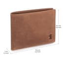 Berliner Bags Portafoglio Uomo in Vera Pelle con Protezione RFID, 4 Carte, 2 Scomparti Banconote, Portamonete, Tasca Documenti, Gettone Carrello, Scatola Regalo – Marrone - 7