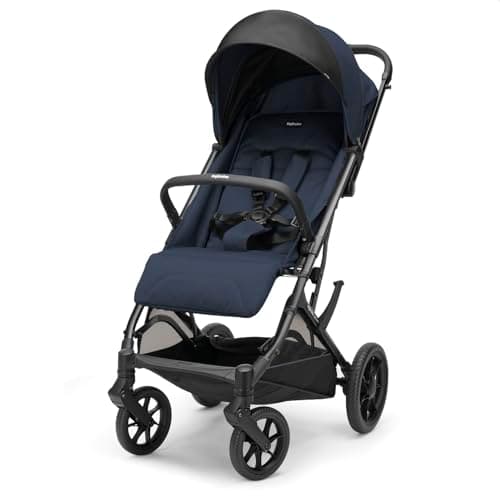 Inglesina Zenit 2 Cochecito, Polar Blue, Compacto y Ligero, Hasta 22 kg, Respaldo Reclinado 170°, Ruedas con Suspensión, Asiento Amplio, Exclusiva Amazon