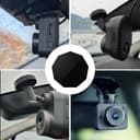 VZU 6 adesivi per cruscotto in metallo per Garmin Dashcam, per Garmin Dash Cam 45/46/47/55/56/57/65W/66W/67W/Tandem/Speak, con forte magneticità, montaggio adesivo, 2,3 x 2,3 cm - 7