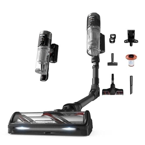 Rowenta X-Force Flex 12.60 Neo Complete, Aspirapolvere senza filo, 150 Air Watt, Modello Allergy, con Due Spazzole e Tecnologia Flex, Fino a 60 Minuti, RH9L55