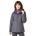 Berghaus Women's Maitland Gemini GORE-TEX® 3-in-1 Jacket with Removable Fleece Midlayer & Adjustable Hood, Waterproof (UK, Numeric, 14, Regular, Regular, Grey) - 1
