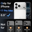 JETech Screen Protector for iPhone 17 Pro Max 6.9-Inch, Tempered Glass Film with Easy Installation Tool, 9H Hardness, Case-Friendly, 3-Pack - 2