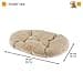 Ferplast Dog Bed, Dog Cushion, Cat Cushion, Dog Sofa for Small Dogs, Cat Bed, 78 x 50 x 15 cm, Washable, Blue - 2