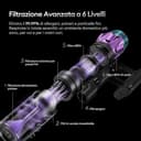 Ultenic 55Kpa/80Min Aspirapolvere Senza Fili U18, Scopa Elettrica Senza Fili Potente con Tubo Pieghevole, Filtrazione Multi-Cono,Display Intelligente, Anti-Groviglio per Peli Animali/Pavimenti/Tappeti - 5