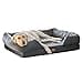 Ferplast Cuscino per Cani, Cuccia Ortopedica per Cani, Materasso Cane MEMOR-ONE XL Memory Foam, Sfoderabile Rivestimento Removibile, Lavabile, Taglia Grande, 112 x 88 x h 26,5 cm - 1