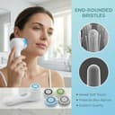 VertexOval 4 Cabezales de Repuesto para Cepillo de Limpieza Facial, Kit de Cerdas Suaves para Poros y Exfoliación, Compatible con Clarisonic Mia 1, Mia 2, Fit, Aria y Smart Profile - 3