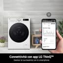 LG AI DD F4R7013TSWG - Lavadora de 13 kg, de carga frontal, serie R7, lavadora clase A -20%, 1400 rpm, TurboWash 360, vapor en 7 programas, Wi-Fi, Inverter Direct Drive, libre instalación, color - 8
