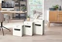 Leitz IQ 80940000 4M Premium - Document Shredder Micro Security Cut P5, Capacity 4 Sheets, 14 Litre Bin, White - 7