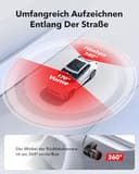 REDTIGER Dashcam Auto Vorne Hinten 4K/2,5K mit STARVIS 2, Dash Cam Auto Kamera 3,18" IPS-Bildschirm, kostenlose 128-GB-Karte,5.8GHz WiFi, GPS, 170°Weitwinkel WDR, Unterstützt 512 GB Max(F7NP) - 3