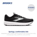 Brooks 1104351D087 Revel 7 Hombre Black/White EU 44.5 - 2