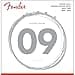 Fender Super 250 Electric Guitar Strings, 9-42 Strength, Nickel Plated Steel, High Output and Smooth Feel, Ball End, Dynamic Rock and Blues Sound, 1 Set - 1