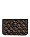 GUESS Noelle II Crossbody Flap Organizer, Bolso Bandolera Mujeres, Logo Marrón, Talla única - 4