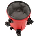 Bellota ASL2500SE - Aspirador con cable para aspirar restos líquidos y sólidos sincronizado, 25L, 2KW, Manguera (32mm Ø) de 2 metros, Tubo extensible metálico (440mm), enchufe sincronizado, con ruedas - 10