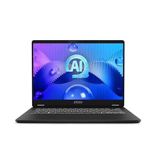 MSI Prestige 14 AI Studio C1VEG-016ES - Ordenador portátil 14" 2.8K (Intel Core Ultra 7 155H, RAM 16GB, 1TB SSD, Windows 11 Home) Stellar Gray - Teclado QWERTY español
