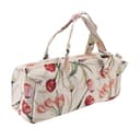 Borsa Fatta a Mano per Organizzatore, Grande Borsa Pull, Borsa tessuta in Tessuto per Supporto Fiori, Aghi Fiori da Giardino (jacquard rosa) - 2