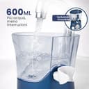 Aquapik PRO Idropulsore Dentale, Irrigatore Orale Getto Acqua Denti da Capacità 600ml con 10 Impostazioni, Pulizia Doccetta Idropulitore Dentale con 8 Becchucci per Cura Famiglia Dentale (Blu) - 6