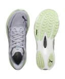 PUMA Deviate Nitro 4 Damen-Laufschuhe, Silberfarben, Grün, 40.5 EU - 6