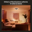 Philips Hue White and Color Ambiance Infuse, Plafoniera Smart, Grande, Lampada Smart con Bluetooth, 52.5 W, Lampada da Soffitto con App, Nera - 7