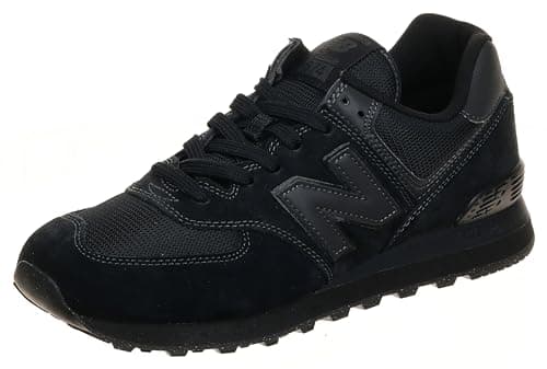 New Balance 574v3, Sneaker, Men's, Black (Triple Black), 3.5 UK