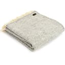 Tweedmill Textiles Fishbone KNEE RUG Throw Blanket -100% Pure New Wool - BRITISH MADE - SILVER GREY - 1