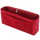 banbeln Organizador de bolso, organizador de bolsas de gamuza, material de gamuza, bolsa suave y no daña (Red, Slender Medium) - 1