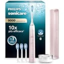 Philips Sonicare DiamondClean 9000 spazzolino elettrico sonico con app, sensore di pressione, 4 modalità di spazzolamento, 3 livelli di intensità, supporto di ricarica, rosa, modello HX9911/79 - 1