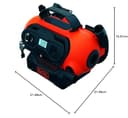 BLACK+DECKER Compressore Portatile Compatto senza Serbatoio ad Alimentazione - 6