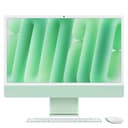 Apple iMac Computer desktop all-in-one: Chip M4, CPU 10-core e GPU 10-core: display Retina 24'', 16GB di memoria unificata, 256GB di archiviazione SSD, con accessori. Per iPhone/iPad; Verde - 1