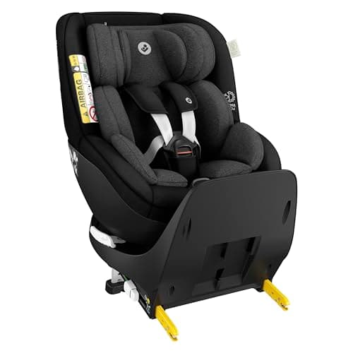 Maxi-COSI Mica Pro Eco Car Seat Isofix 360° Swivel for Children 0-4 Years (40-105 cm), ClimaFlow, Side Impact Protection G-Cell, I-Size R129 Approved, Authentic Black