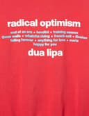 Sony Dua Lipa Unisex Official Merch Radical Optimism Tracklist Hoodie Kapuzenpullover, rot, XXL - 4