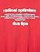 Dua Lipa Official Merch Radical Optimism Tracklist Hoodie Felpa con Cappuccio, Rosso, M Unisex-Adulto - 4
