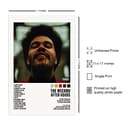 Theissen The Weeknd After Hours Poster Album cover poster - Matte poster da parete Frameless Gift 11 x 17 inch(28cm x 43cm) - 2
