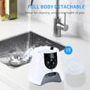 Comedero Automático Gatos Perros Cámara 1080P WiFi 5G/2.4G, Dispensador Inteligente 4L App Control, Visión Nocturna Audio Bidireccional, 10 Comidas Programables Detección Movimiento - 8