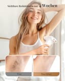 Haarlosy IPL Geräte Haarentfernung Laser - Schmerzfreie Haarentfernungsgerät mit 3 Erweiterte Funktionen HR/SC/RA, 9 Stufen, 999,900 Blitzen zu Hause für Frauen, Männer, Achseln, Bikini, Beine, Körper - 4