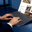 MoKo Teclado Español con Portalápices (No Carga) Solo para Microsoft Surface Pro 11/ Pro 10/ Pro 9/ Pro 8/ Pro X, Solo para conexión Bluetooth, QWERTY Teclado Type Cover Inalámbrico Delgado, Gris - 8